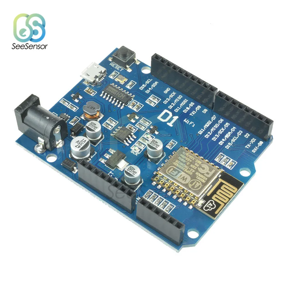 ESP8266 D1 ESP32 ESP8266 WiFi Bluetooth макетная плата модуль беспроводной 4MB Flash UNO D1 R32 CH340 CH340G плата для Arduino для Wemos - Цвет: ESP8266
