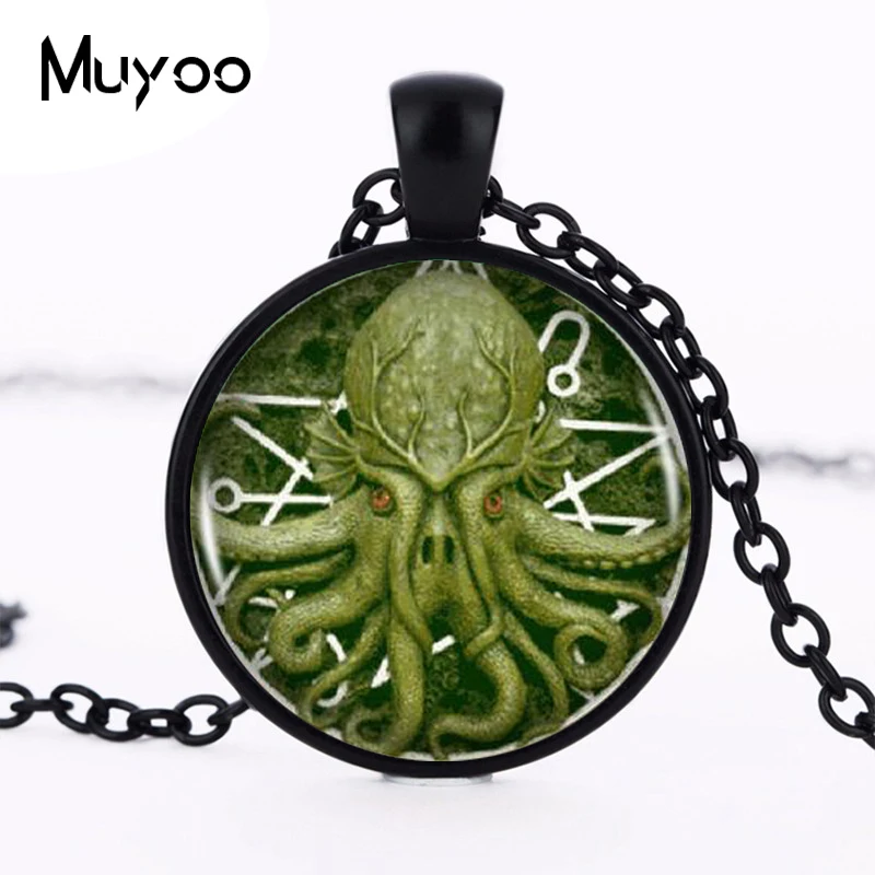 Новое поступление ожерелье с подвеской в виде пятиконечной звезды Kraken Cthulhu
