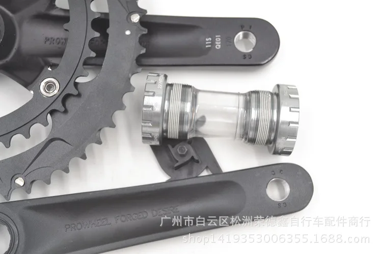 OUMIAO дорожный велосипед 39-53T PROWHEEL 621 велосипед для горного велосипеда из алюминиевого сплава 9/10/11 скорость шестерни Звездочка коленвала запасных частей, содержащих BB