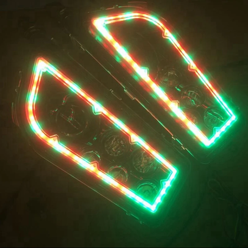 Детали Marloo ATV Polaris 14-17 POLARIS RZR 1000 XP -RGB BLUETOOTH APP светодиодсветодиодный гало