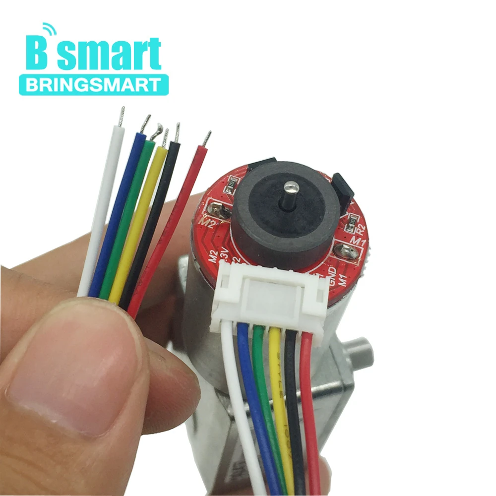 Двигатель постоянного тока Bringsmart с медленной скоростью 6 в 12 В 24 В|Двигатель DC| |