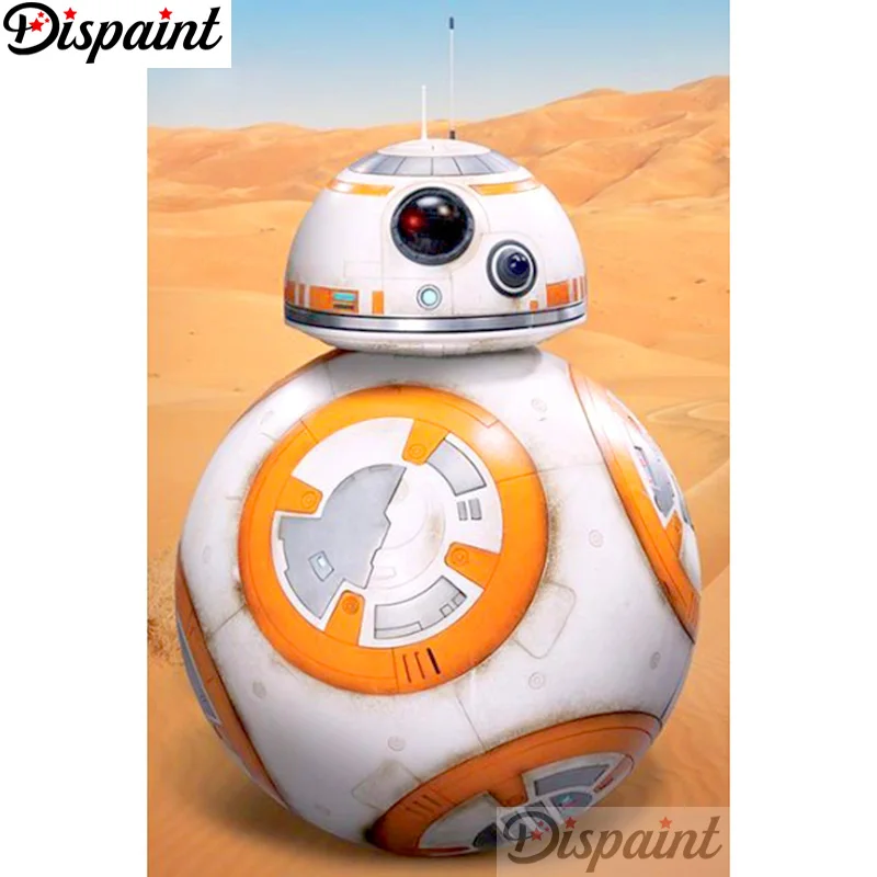 Необычная полная квадратная/круглая дрель 5D DIY Алмазная картина &quotРобот