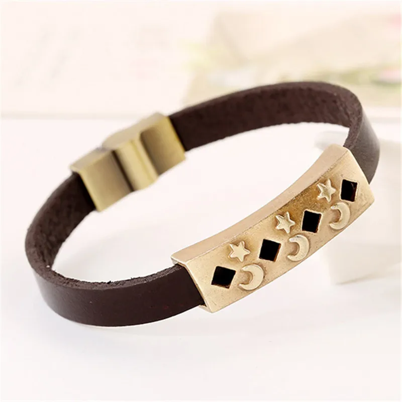 SOHOT 2017 Модный милый Шарм с Луной и звездой браслет магнитный аксессуары для