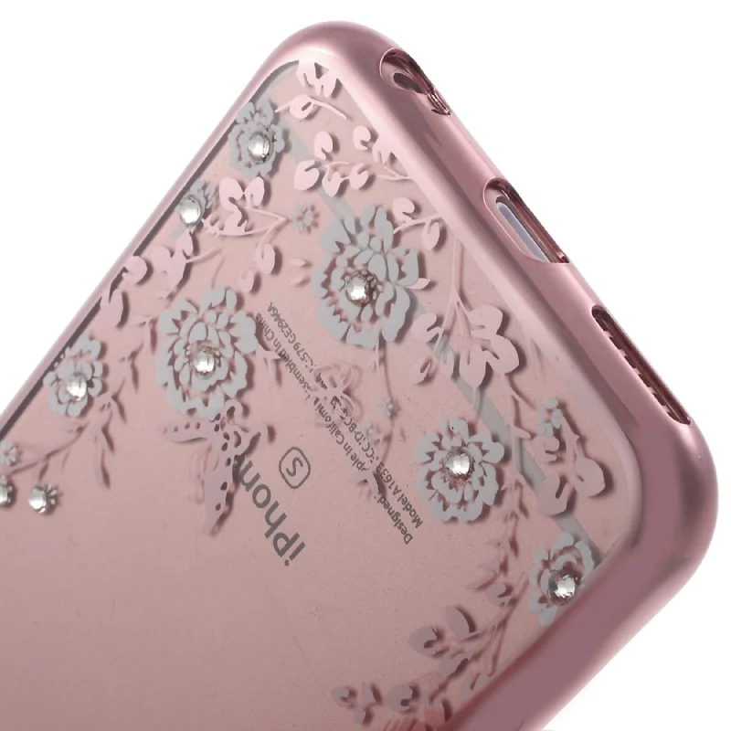 Телефон Случаях для iPhone 6 S Корпус Из Розового Золота Покрытием Края Горный