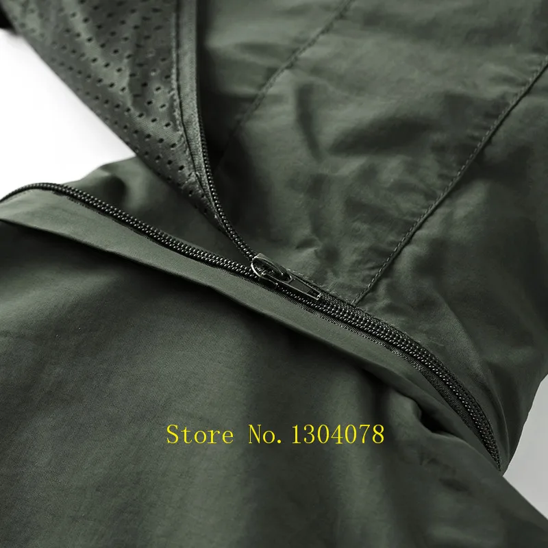 Summer Thin Jacket Quick Dry Waterproof Jacket Men Tace& Shark Brand Men's Windbreakers Anti-UV Sun-Protective Sportswear