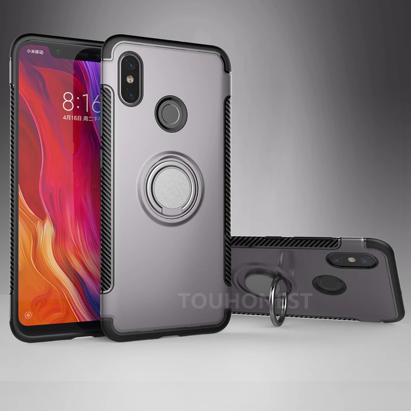 Противоударный чехол с кольцом для Xiao mi Red mi Note 5 Pro Note 7 6 Pro 6 S2 чехол для Xiaomi mi 9 T 8 lite F1 A1 A2 lite K20 чехол s