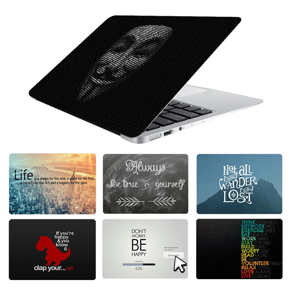 Вдохновленный Цитата ноутбук кожи Стикеры для Macbook Air Pro Retina 11 &quot12&quot 13 &quot15&quot Mac