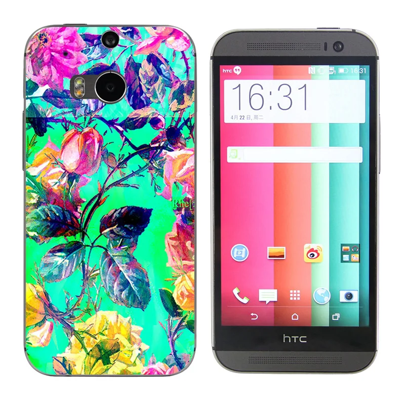 Чехол для телефона чехол HTC One M8 M8s задней панели из силикона и ТПУ мягкий с