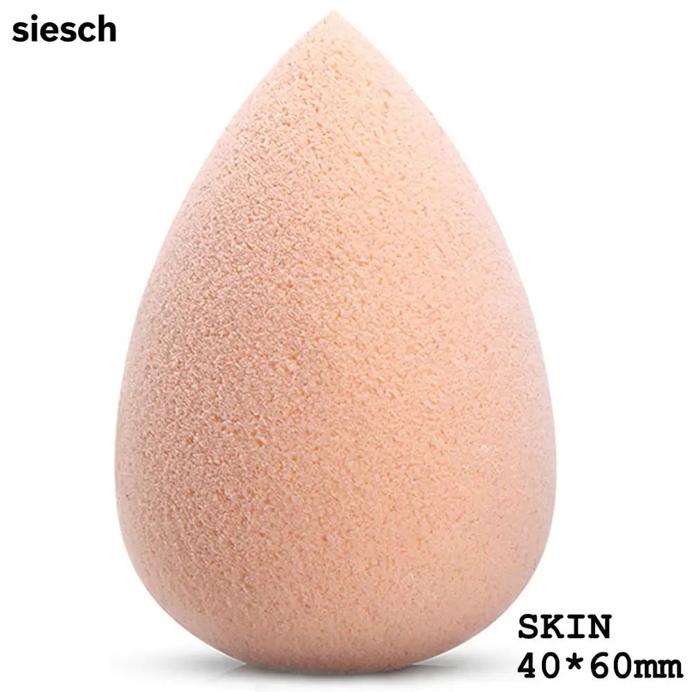 SIESCH beauty губка для макияжа Косметическая пуховка для женщин эфирные губки для лица мягкая пудра пуховка Тональная основа косметическая губка для макияжа - Цвет: SKIN