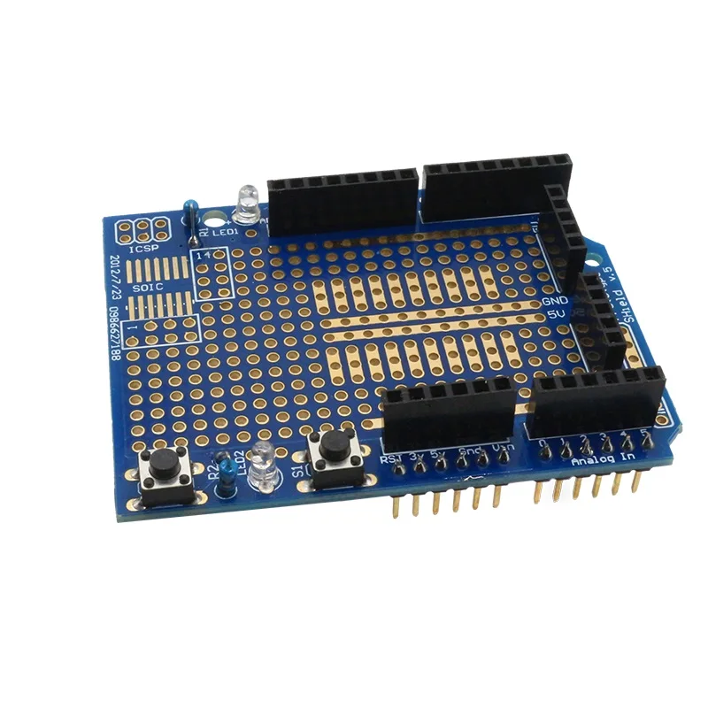 Glyduino UNO Proto щит прототип экспансион на основе Arduino Uno Прототип Щит с SYB 170 мини