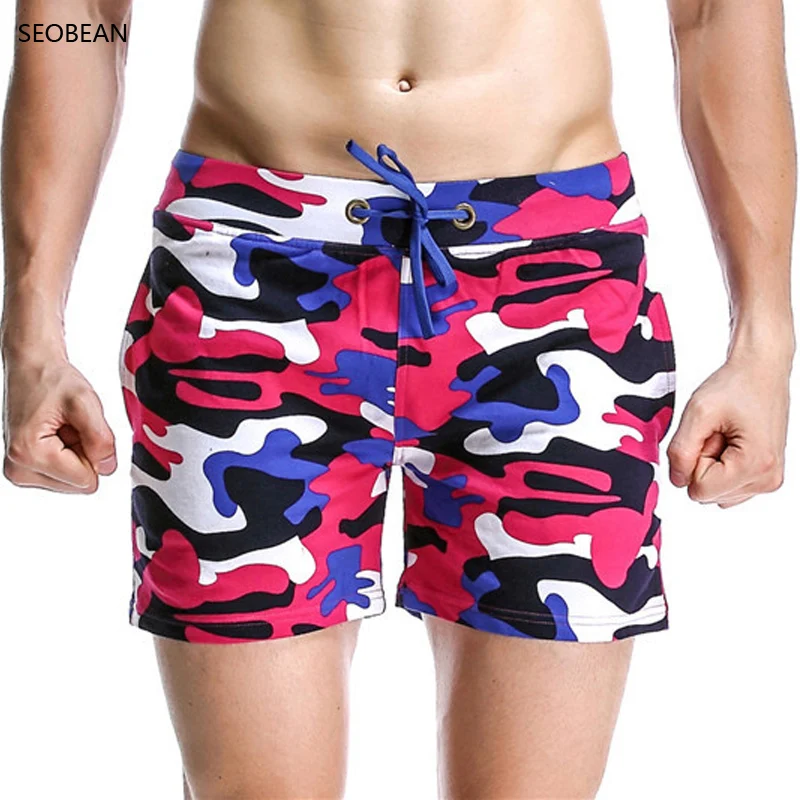 Шорты Y237 мужские камуфляжные спортивные штаны для отдыха фитнеса бега плавки