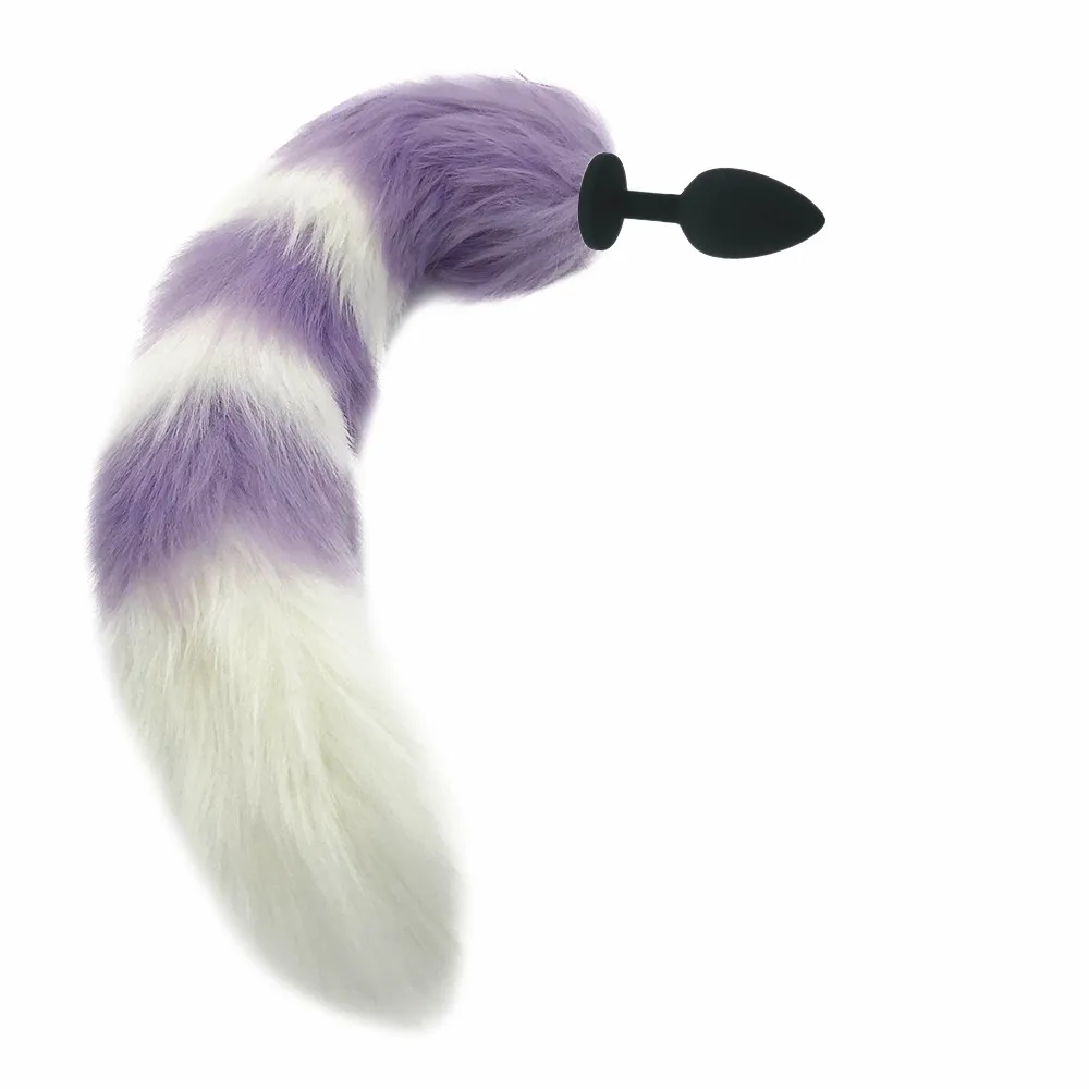 Кролик Девочка хвост секс игрушки Золотая спиральная металлическая плюшевая