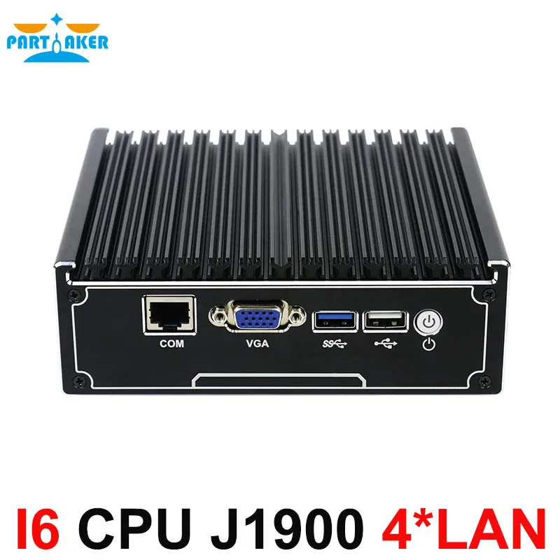 Мини компьютер parмягкий 4 ядра LAN 1080P 12 В|pc j1900|j1900 quad corebarebone mini pc |