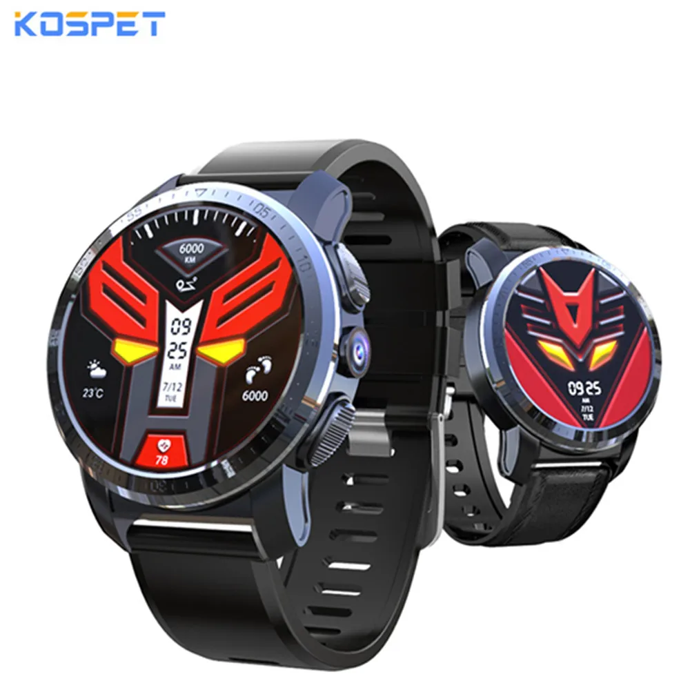 Kospet Optimus/Optimus Pro Smartwatch телефон Android7.1.1 с gps двойной системой 4G WiFi 8.0MP камера 2 Гб 16 Гб/3