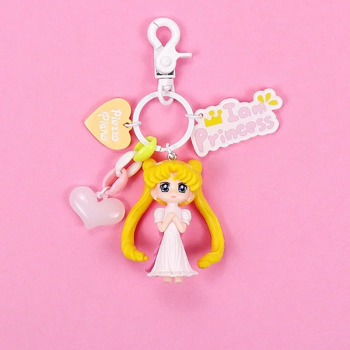 ZZ - 02 Сейлор брелок луна Косплей Cardcaptor Сакура ПВХ фигурка модельный брелок для девочек Хэллоуин реквизит Kinomoto брелки Сакура - Цвет: ZZ - 02