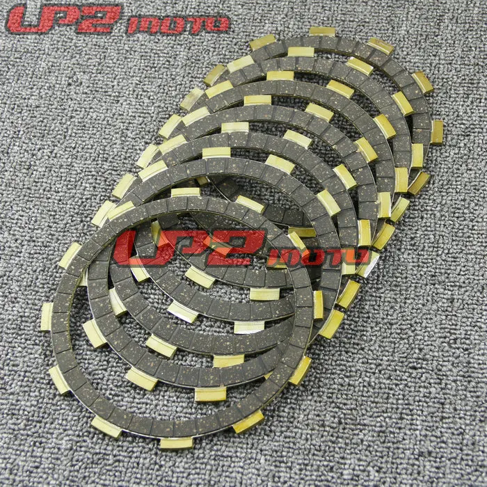 

For Suzuki SV650 1999-2002 SV400 2001-2005 Paper Based Disc Iron Clutch Friction Kit Disc Plates Motorbike Parts Accessories