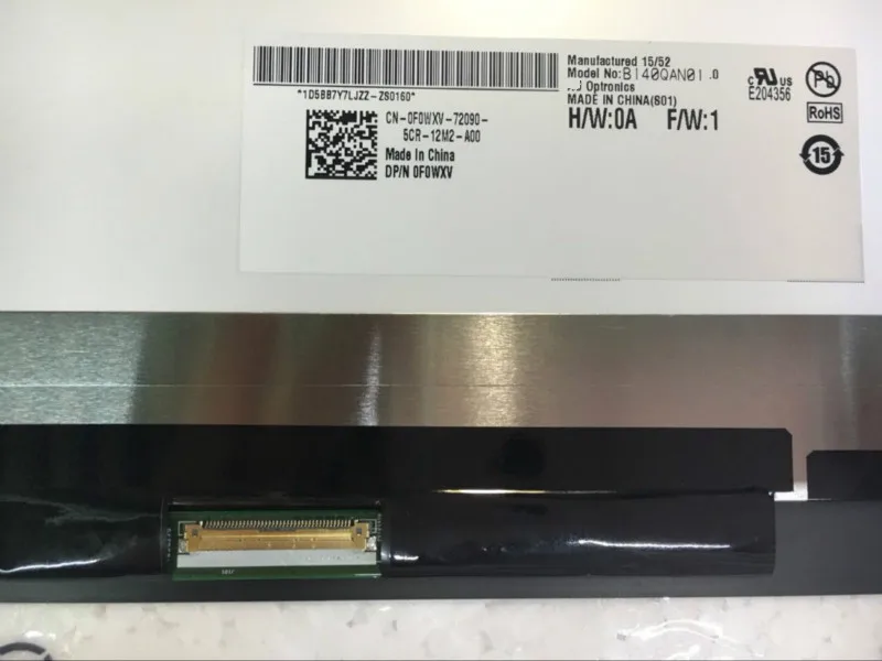 14 &quotдюймовый ЖК-дисплей Экран матрица сенсорный дигитайзер для Dell Latitude E7470 E7480