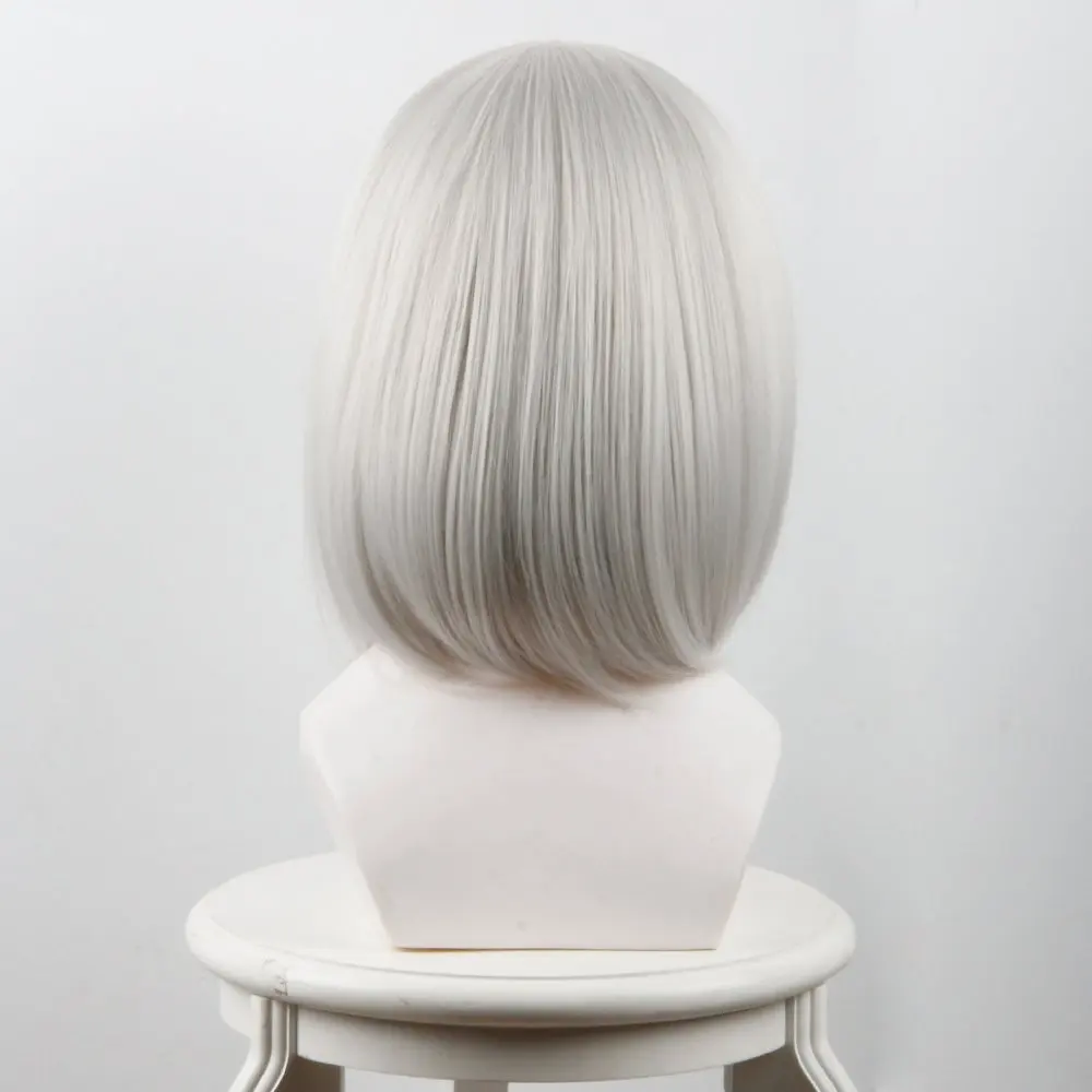 NieR: Automata 2B Headwear Cosplay Silver Hairs 15inch | Тематическая одежда и униформа
