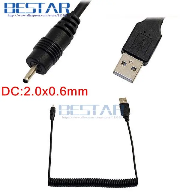 USB 2 0 A папа к DC разъему 0x0 6 мм 5x0 7 3 0x1 1 2x0 9 5x1 35 5 в 2A силовой пружинный кабель м |