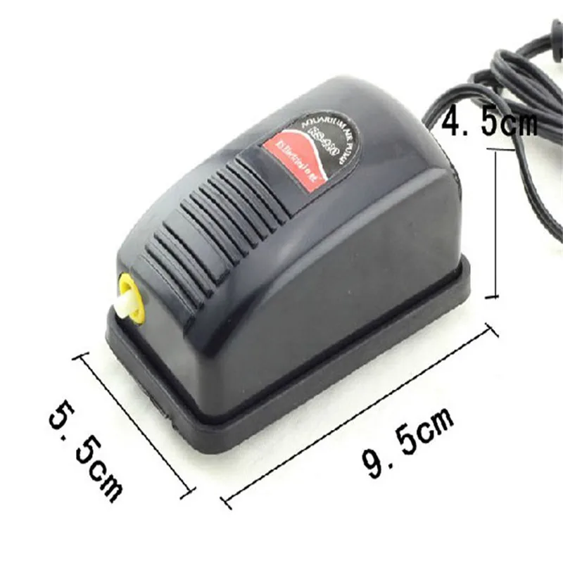 Новый бесшумный Регулируемый аквариумный воздушный насос 3 Вт кислородный Aug18 |