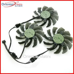 Бесплатная доставка T128010SM DC12V 0.20AMP 75 мм 4Pin VGA вентилятор для Gigabyte GTX1080Ti N1080WF3OC-8GD GTX1080 Вентилятор охлаждения графической карты