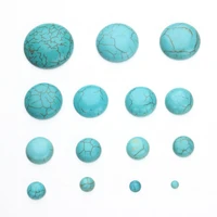 10 pcs cabochon blue turquoise patch handmade material diy accessories
