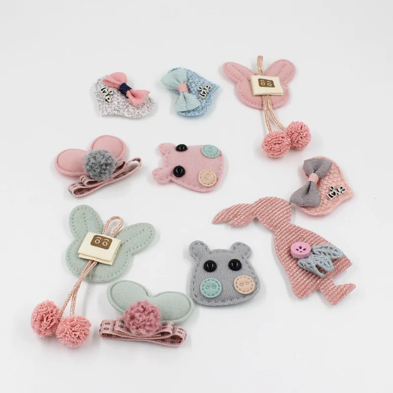 

5pcs/lot cloth patch DIY cute Animal patches for children clothing sew-on patch applicaties voor kleding girls ropa decoration