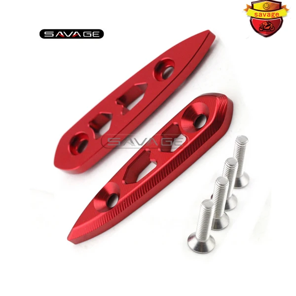 For YAMAHA YZF-R3 YZF-R25 YZF R25/R3 2014-2015 Motorcycle Accessories CNC Aluminum Rearview Mirrors Base Plates Red |