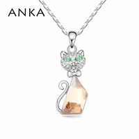 anka pendant valentines day for cat crystal necklace main stone crystals from austria 102094