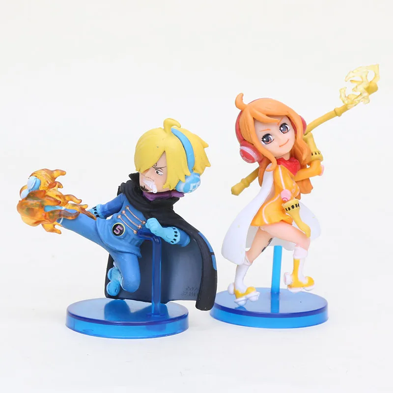 5 шт./компл. Аниме One Piece World фигурка WCF Mugiwara56 vol.1 Luffy Zoro Nico Chopper Nami Usopp Sanji Brook Franky
