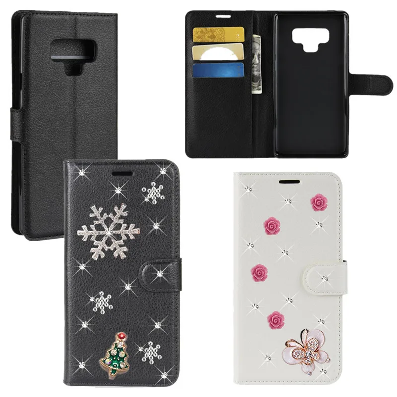 Чехол кошелек для Samsung galaxy Note 9 10 A50 A70 S9 S8 Plus J4 J6 2018 J7 Neo 2016 A3 A5 A7 2017 роскошный кожаный