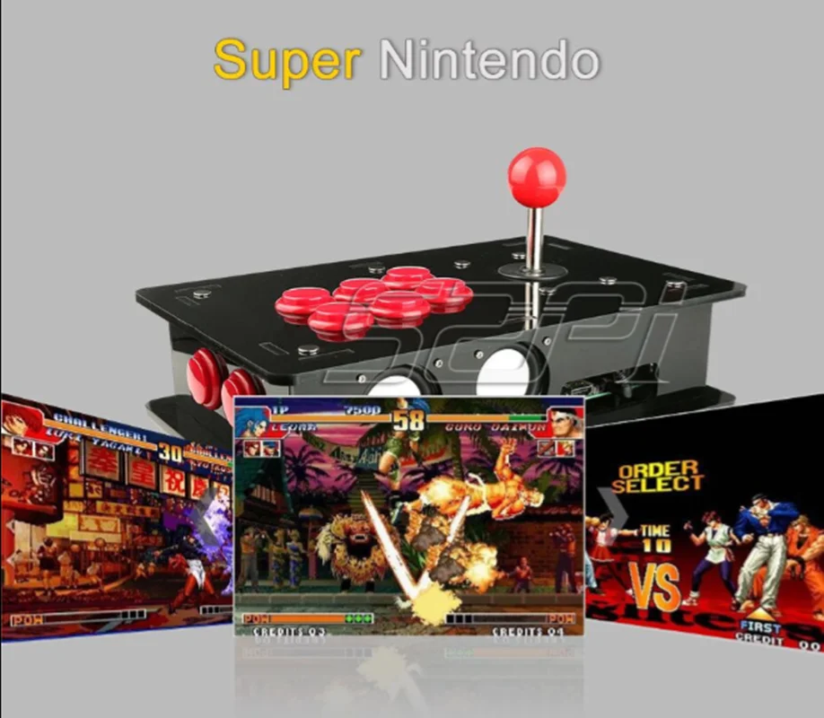 52Pi Ретро игровой аркадный Набор DIY с джойстиком и кнопками акриловой коробкой для