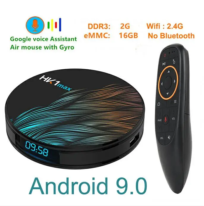 2G 16G With Voice Android 9,0 tv Box 4 Гб 64 Гб Rockchip RK3328 поддержка 1080p 4K USB3.0 Google Play Netflix Youtube Smart Android Box медиаплеер - Цвет: 2G 16G With Voice