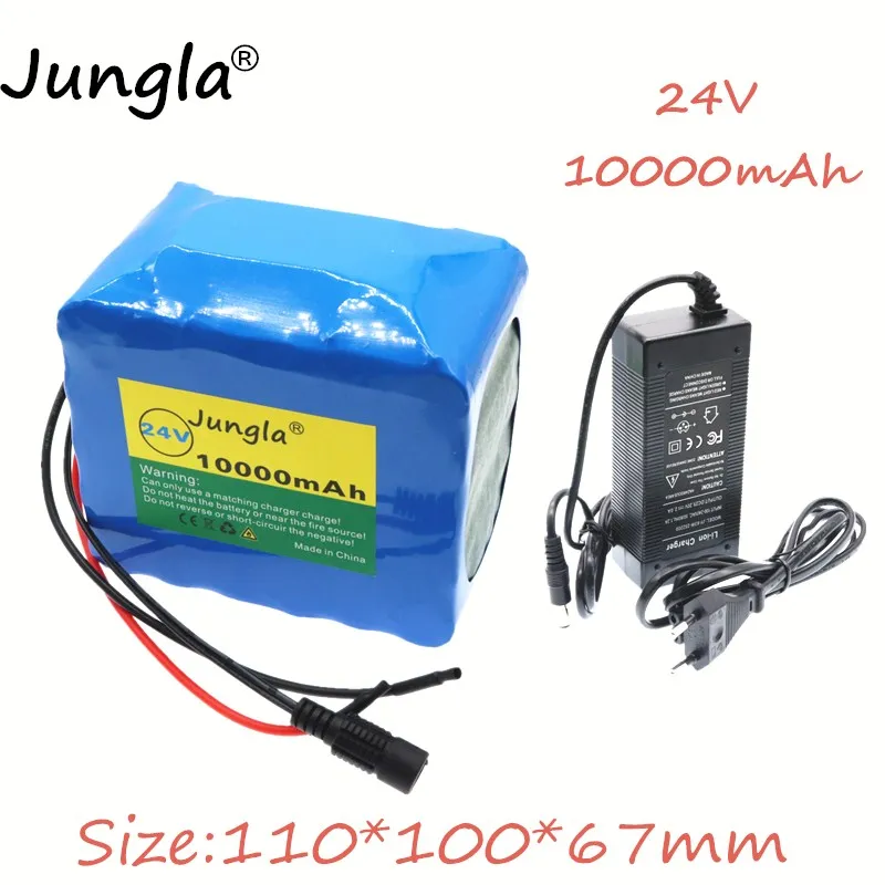 24V 10Ah 6S5P 18650 литий-ионный аккумулятор 25,2 v 10000mAh Электрический велосипед мопед/Электрический/комплект литий-ионный батарей+ 2A зарядное устройство