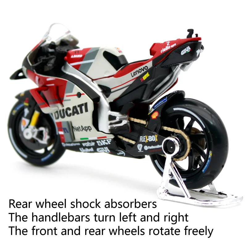 Maisto 1:18 Ducati Desmosedici GP18 Andrea Dovizioso без 04 Мотоцикл Велосипед литья под давлением модель