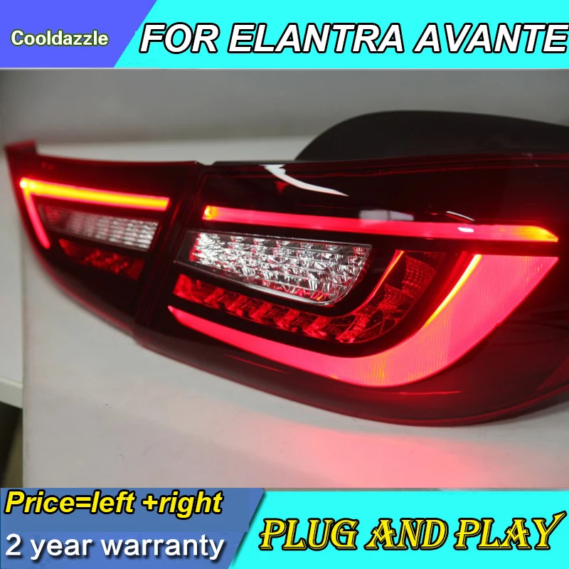 Светодиодный задний фонарь светильник в сборе для Hyundai Avante i35 Elantra 2011 2012 2013 2014 год