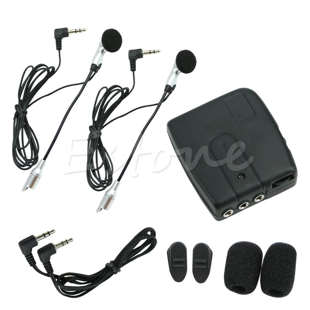 

2-way Motorcycle Motorbike Helmet Intercom Headset Communication System New Hot