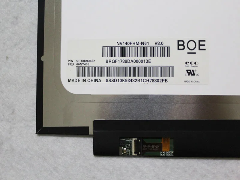 IPS экран NV140FHM N61 V8.0 для Lenovo FRU 00NY436 светодиодный дисплей ЖК матрица ноутбука 14 0 &quotFHD