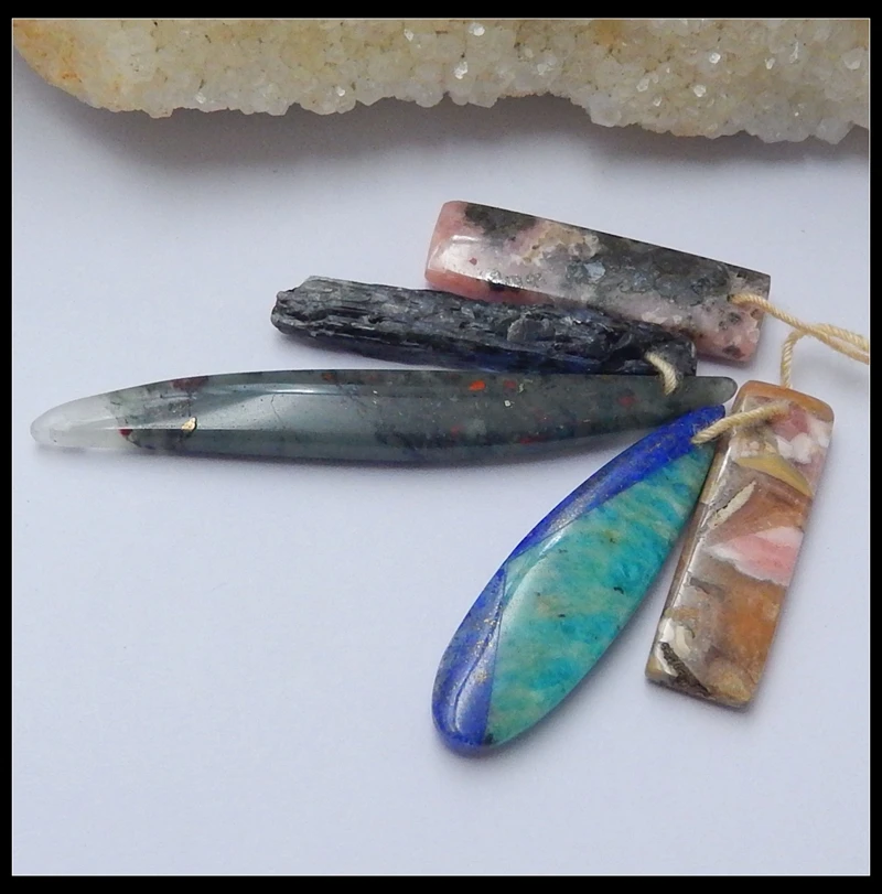 Распродажа 5 шт. натуральный Африканский кальдалит Синий Кианит с искусственными