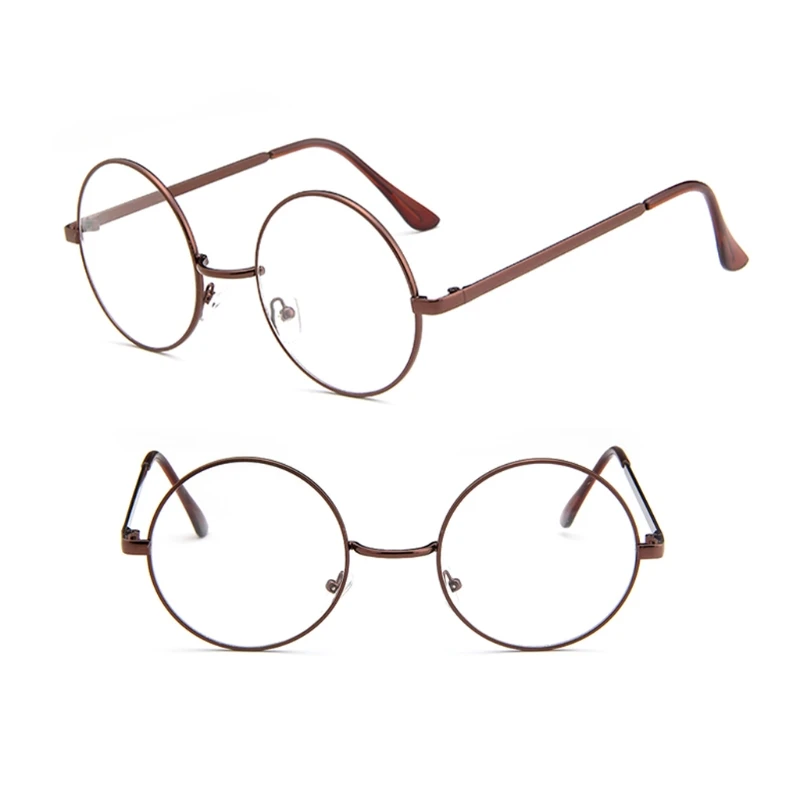 

Men Women Retro Round Eyeglasses Frame Glasses Eyewear Clear Lens Hot