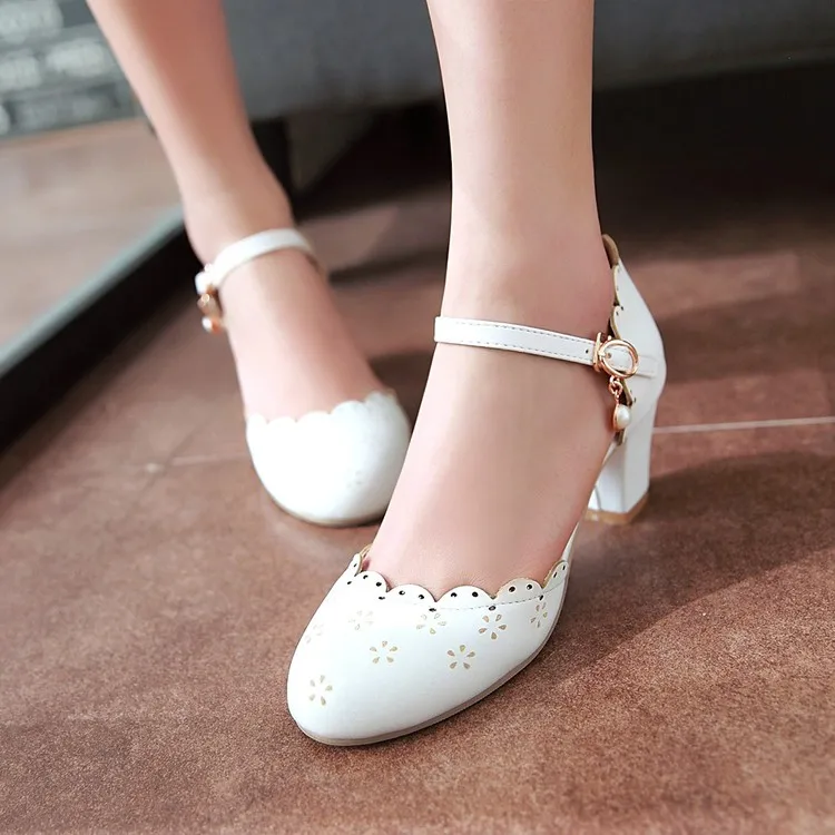 2017 г. Новые летние женские сандалии милые туфли с пряжкой на высоком каблуке 6 см