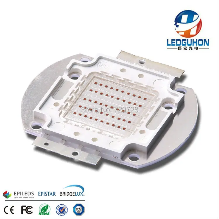 Мощный COB 50 Вт красный светодиод (рамка типа Z1C) от производителя|led 50w cob|cob 50wcob led |