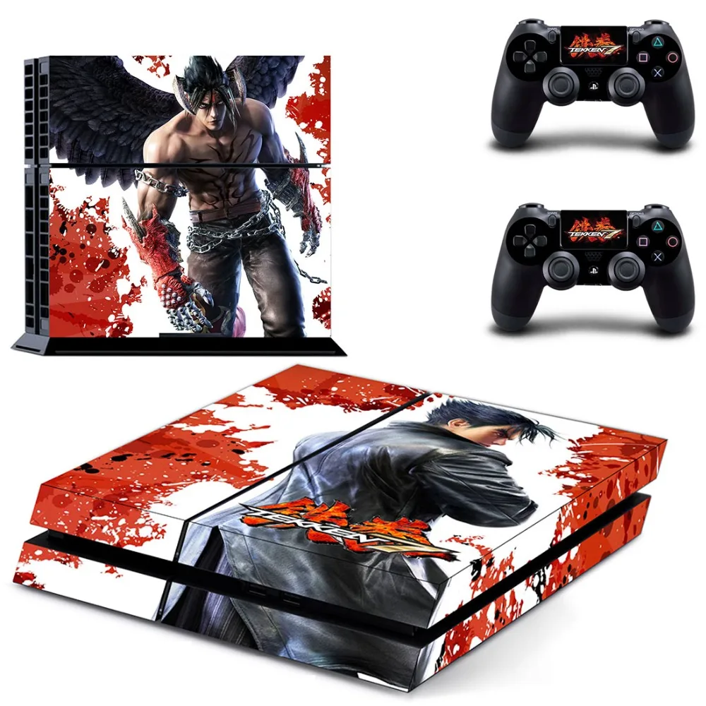 Виниловые наклейки для игровой приставки Sony Playstation 4 и 2 контроллера PS4|Наклейки| |