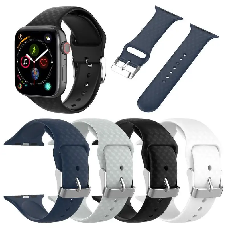 VODOOL Замена 38 мм 42 Силиконовые смарт часы браслет ремешок для Apple Watch серии 3/2/1