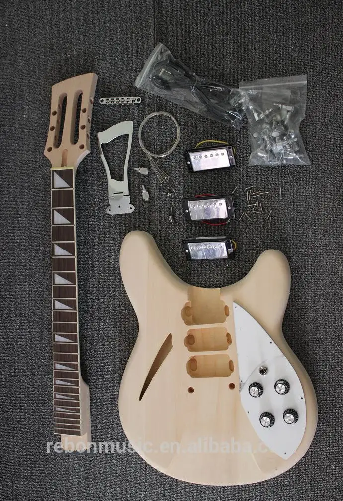 Набор электрогитары Weifang Rebon 12 string Ricken|kit plains|guitar coolkit h7 |