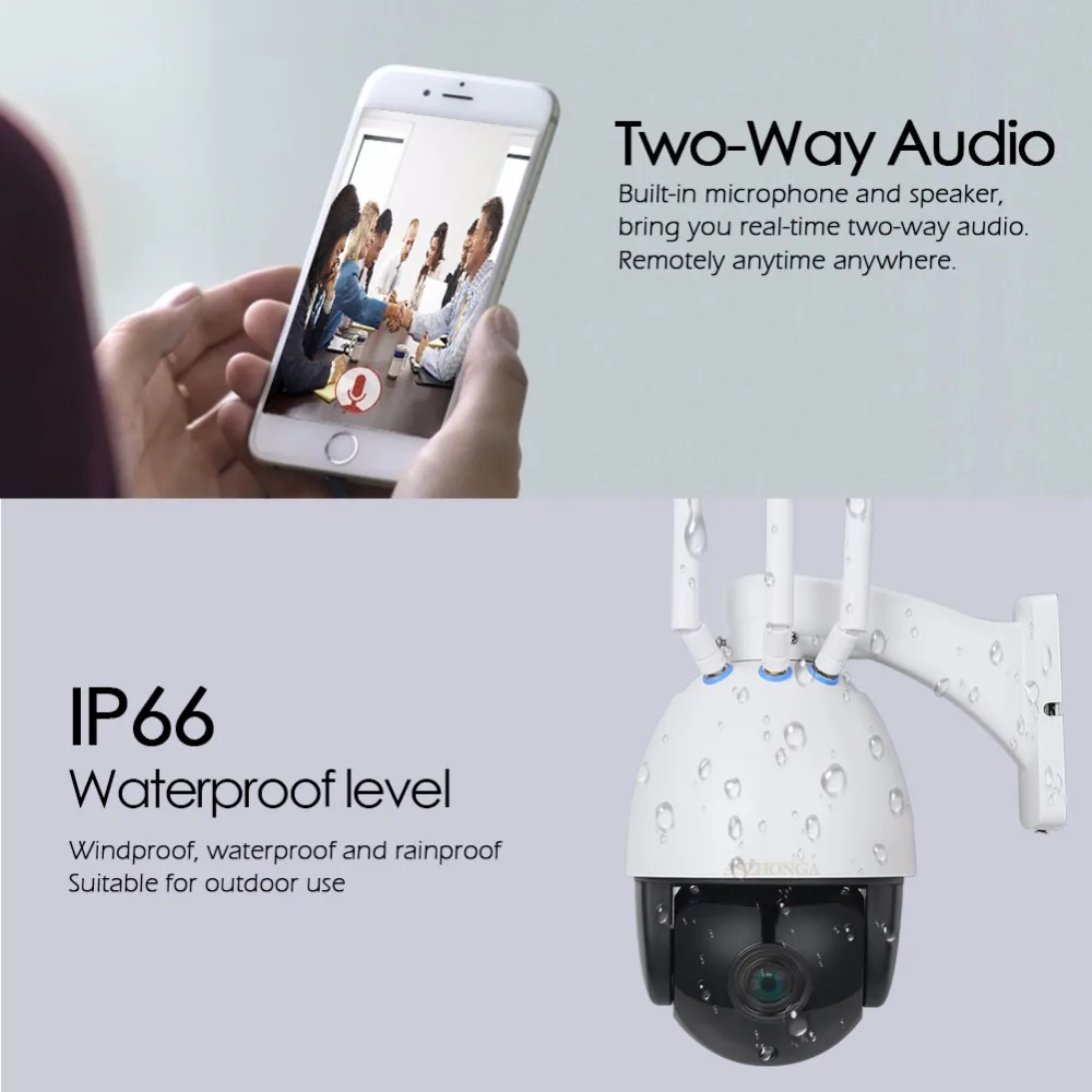 Беспроводная 3g 4G sim-карта PTZ IP камера 1080 P HD 5X зум CCTV безопасности наблюдения скорость купольная wi-fi-камера 50 м IR камера ночного видения