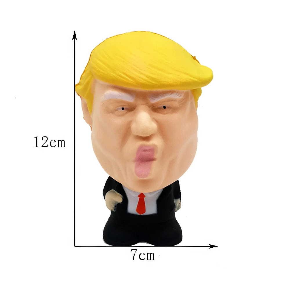 Милый Дональд Трамп мяч для сжимания стресса Большая мягкая антистрессовая