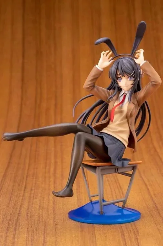 Аниме Rascal Does Not Dream of Bunny Girl Senpai Sakurajima Mai ANIPLEX сексуальные ПВХ Фигурки для девочек