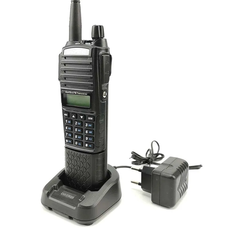 2 шт. Baofeng UV 82 плюс иди и болтай Walkie Talkie “иди 3800 мАч долгого ожидания двойной PTT