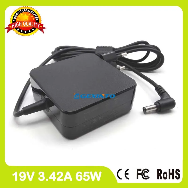 

19V 3.42A AC адаптер питания для Asus ноутбука Зарядное устройство D550CA D551EA D552CL D552EA D552EP D552VL E450CA E450CC E451LA E451LD штепсельная вилка европейского стандарта
